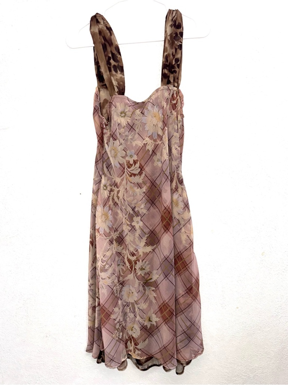 NEW Free People Morning Dew Autumn Combo Midi Dress Size Small - Picture 12 of 12